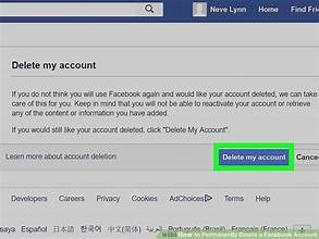 Delete Your Facebook Account 1